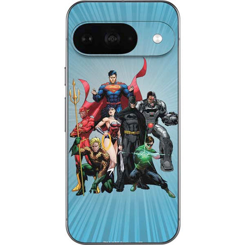 Justice League Heroes Stance 1 Google Pixel 9 Skin